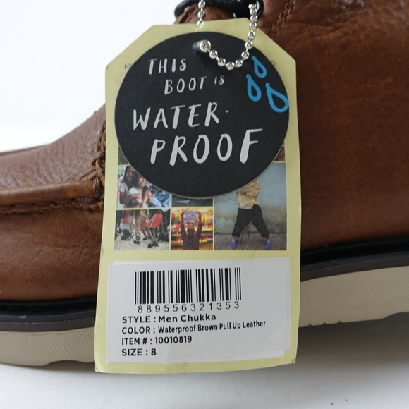 TOMS Men\'s Leather Chukka Boots Size 8 R6S9